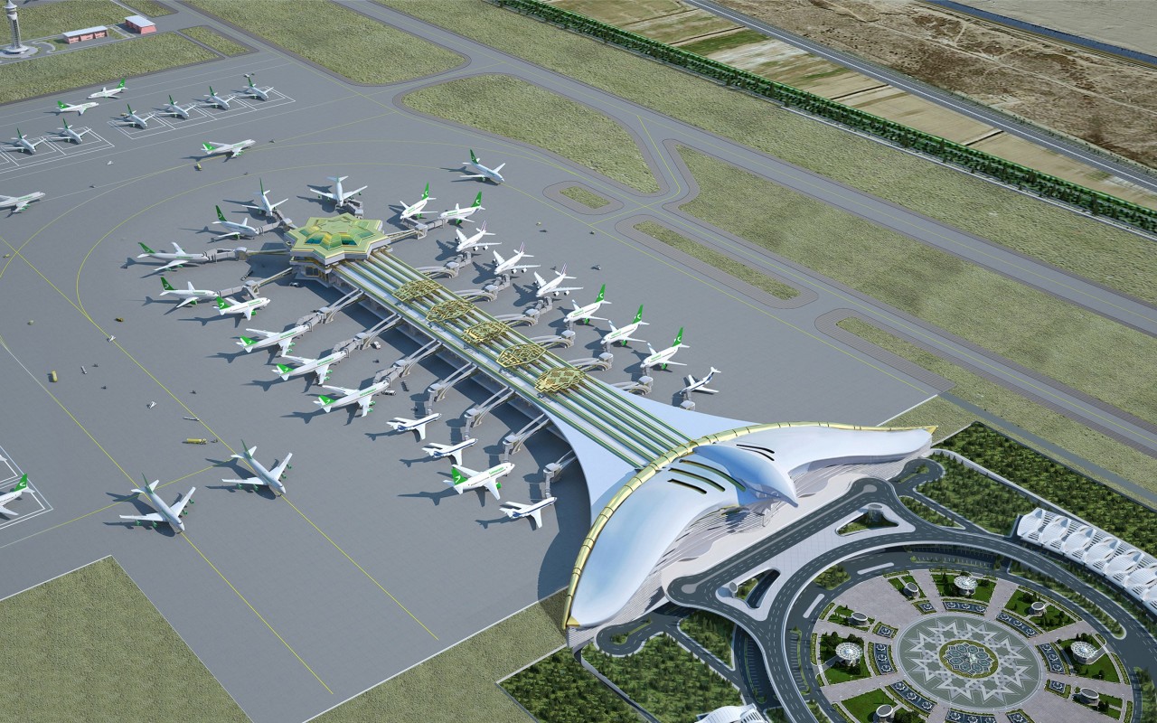 Türkmenistan Aşkabat Yeni Terminali
